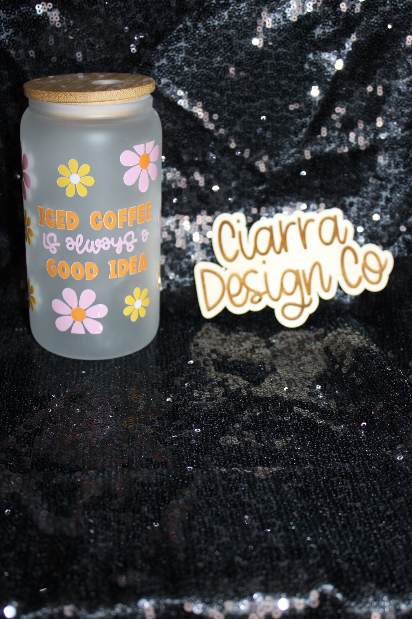 16oz Iced Coffee is always a good idea Frosted Tumbler