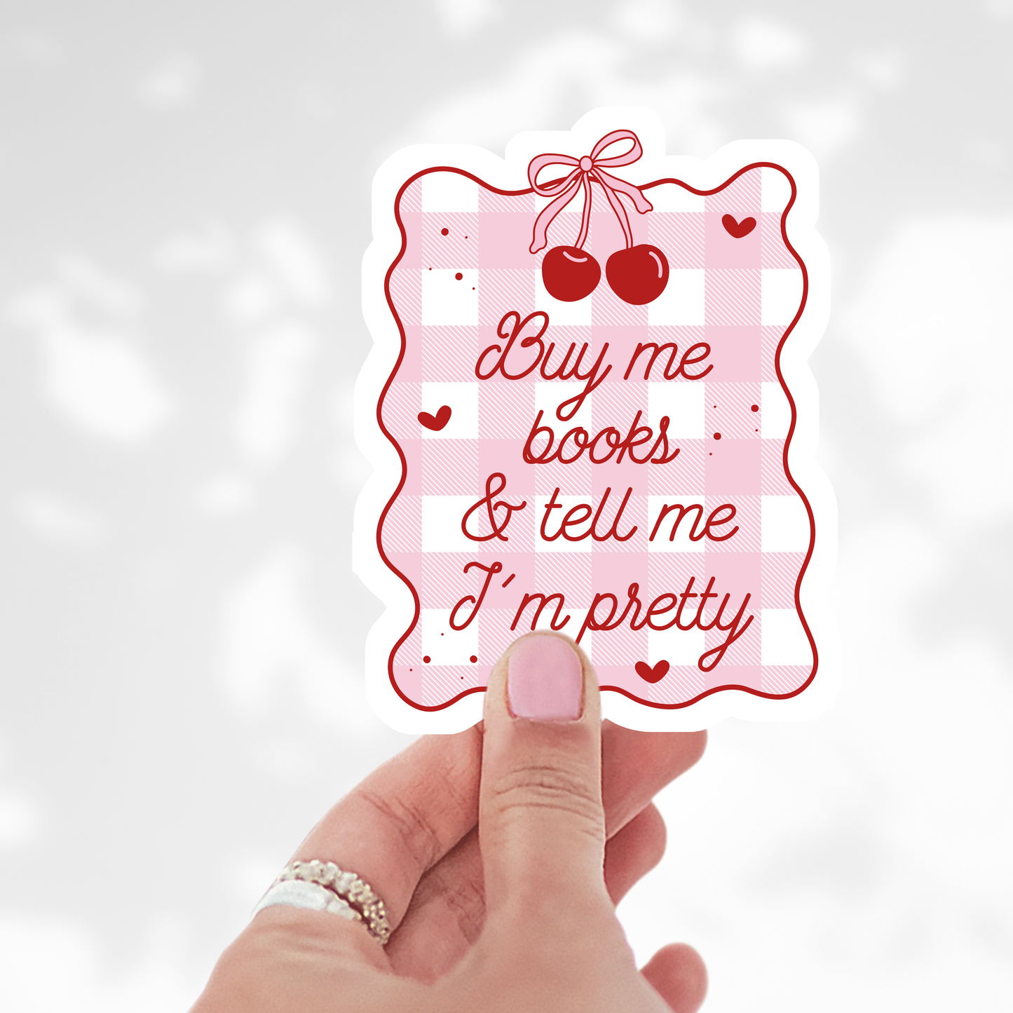 Buy me books Sticker