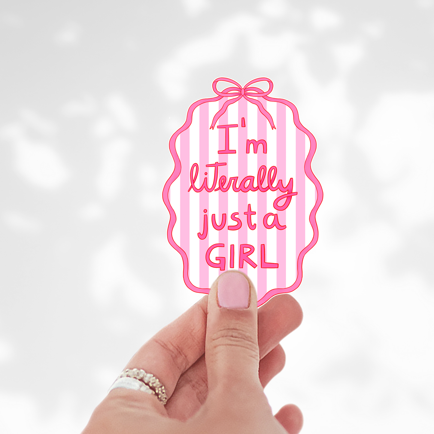 I’m literally just a girl Sticker