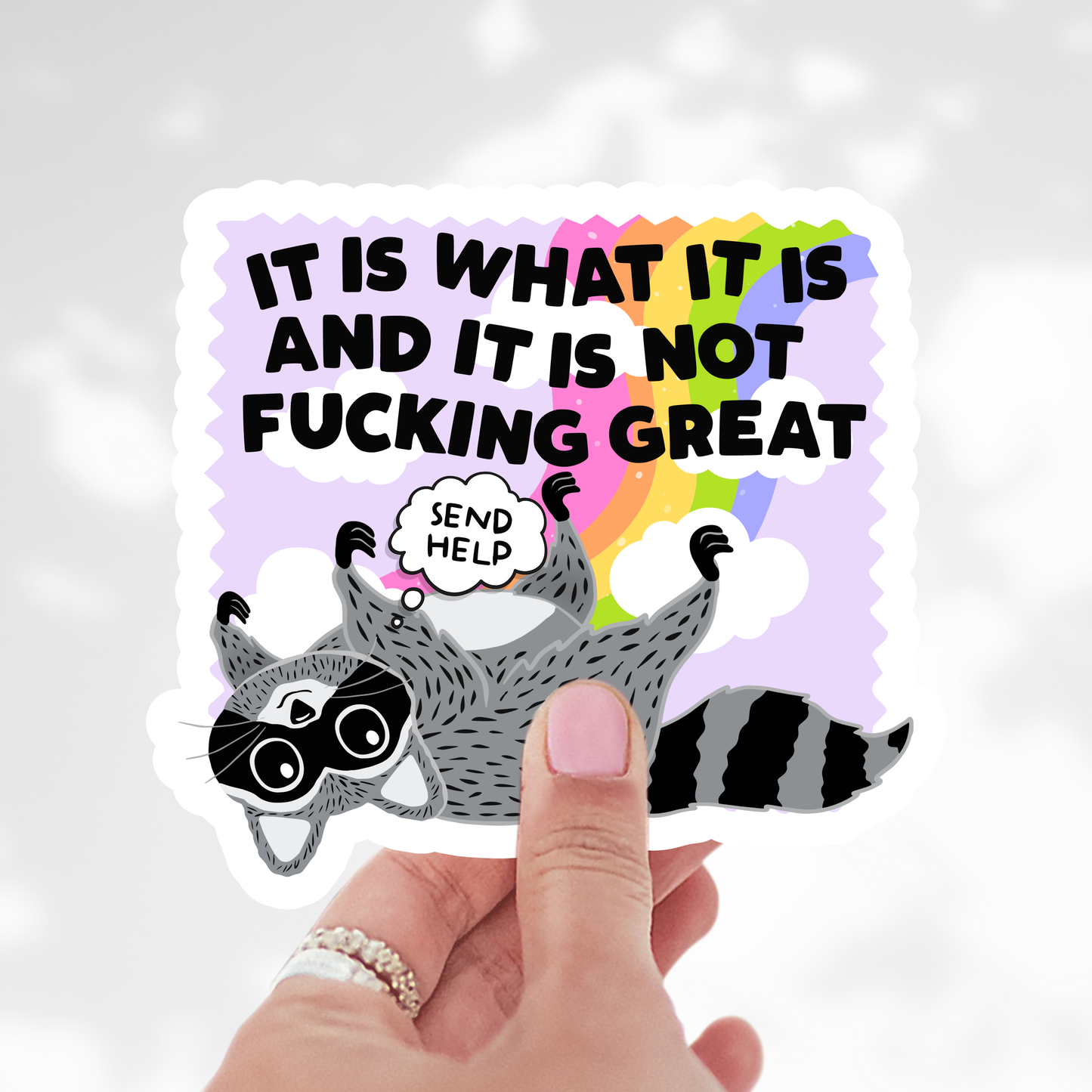 It is what it is Sticker