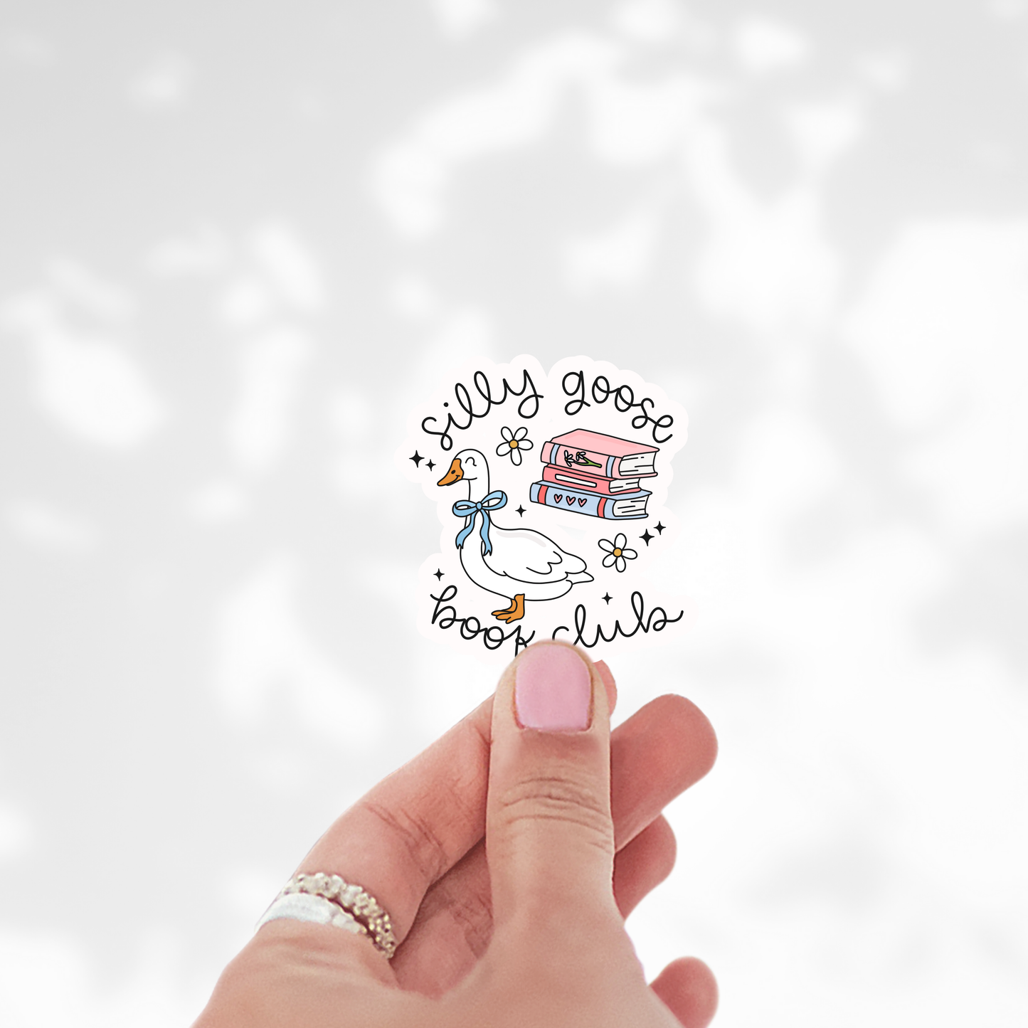 Silly Goose Book Club Sticker