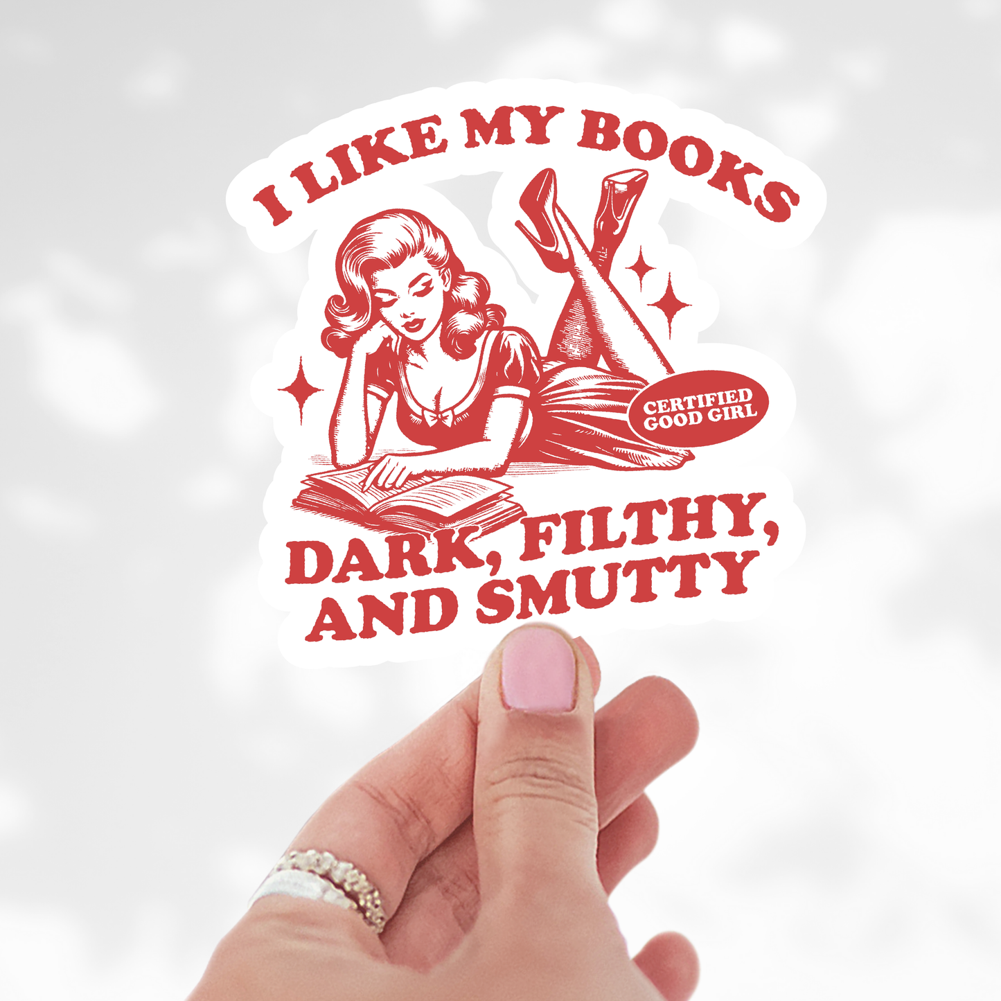 I like my books Sticker