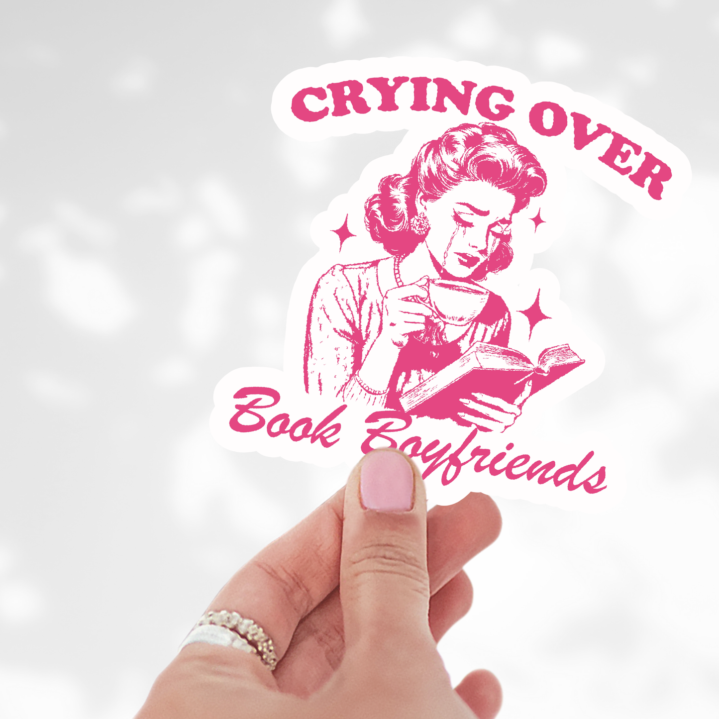Crying Sticker