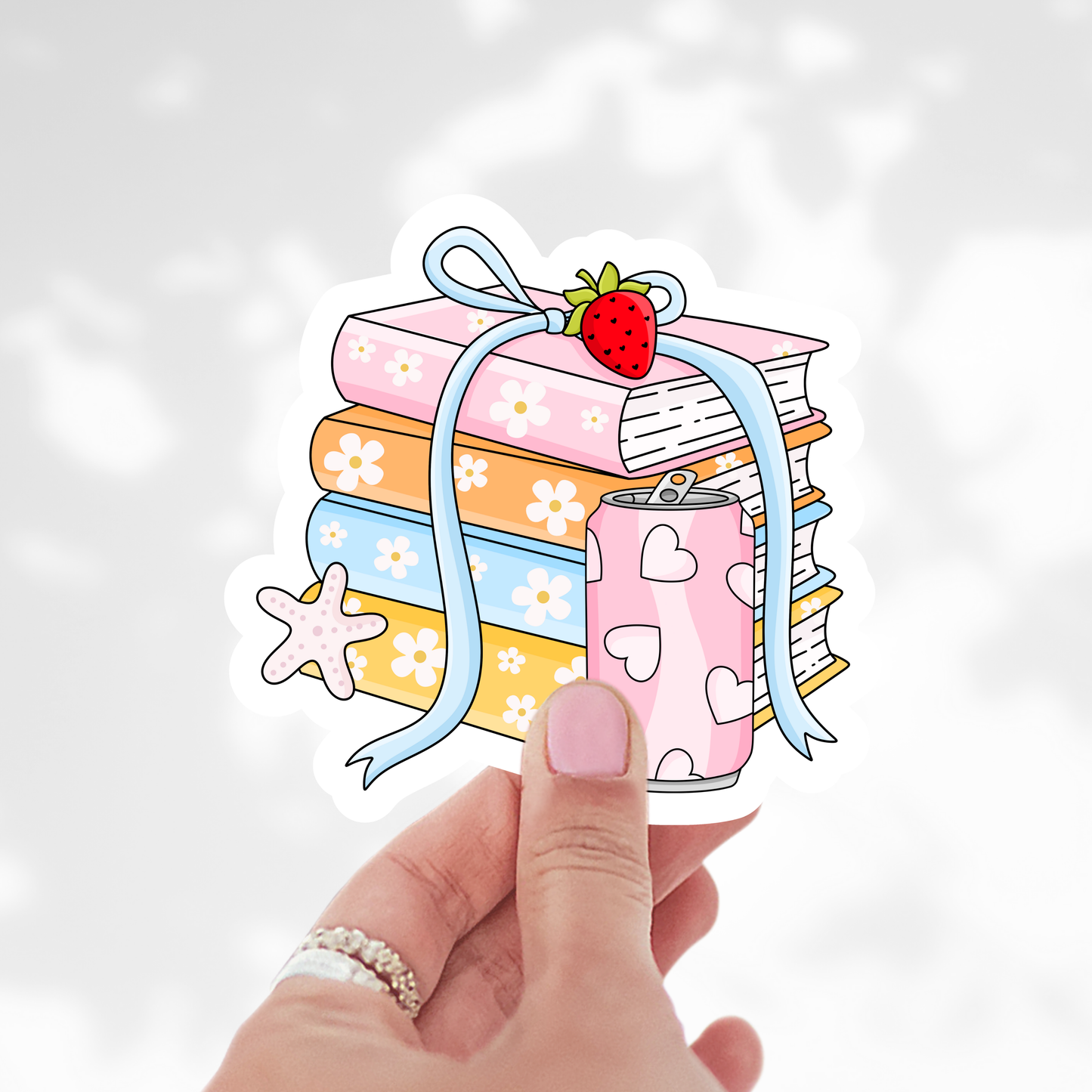 Summer books Sticker