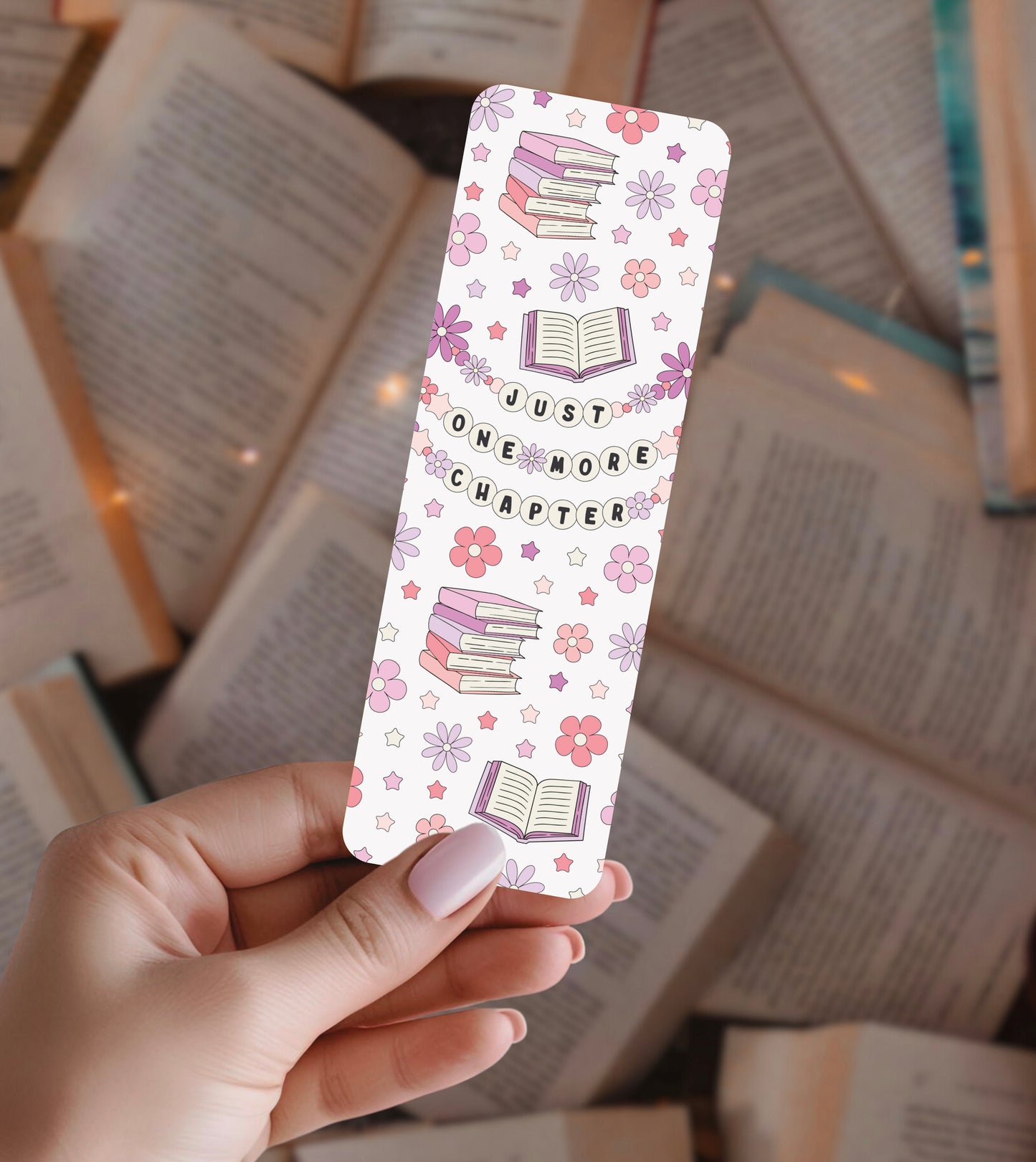 Just one more chapter purple Bookmark
