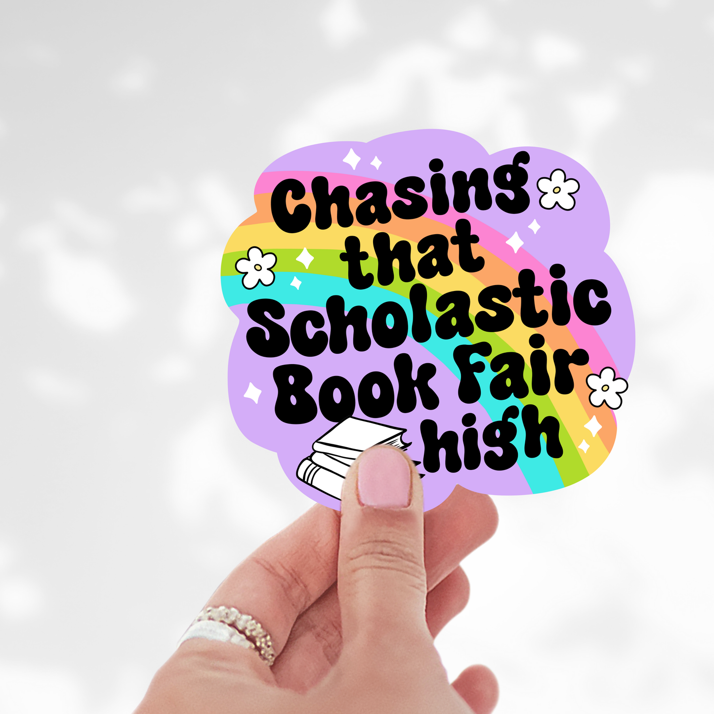 Chasin that scholastic book fair high Sticker
