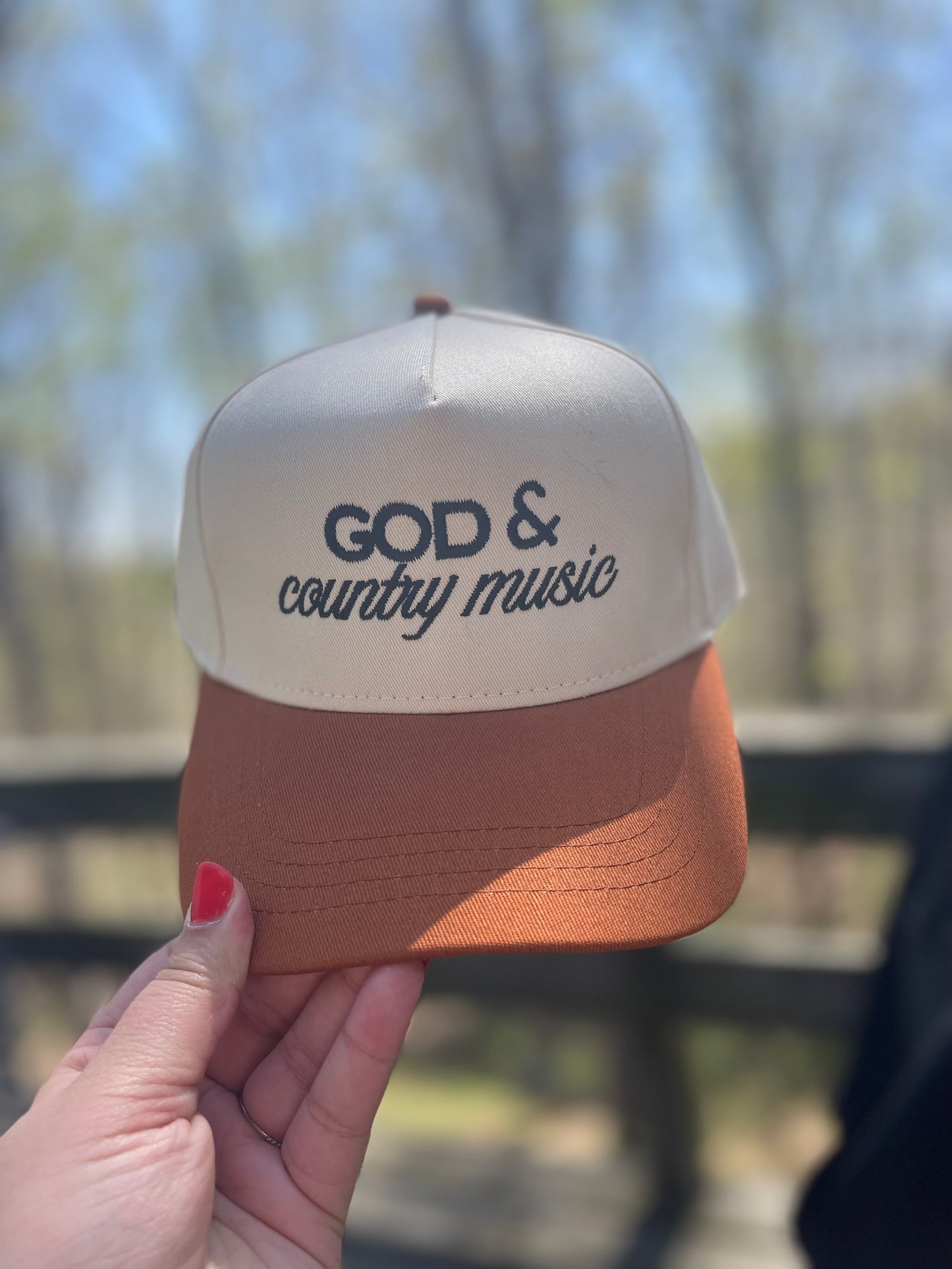 God & Country Music Trucker Hat