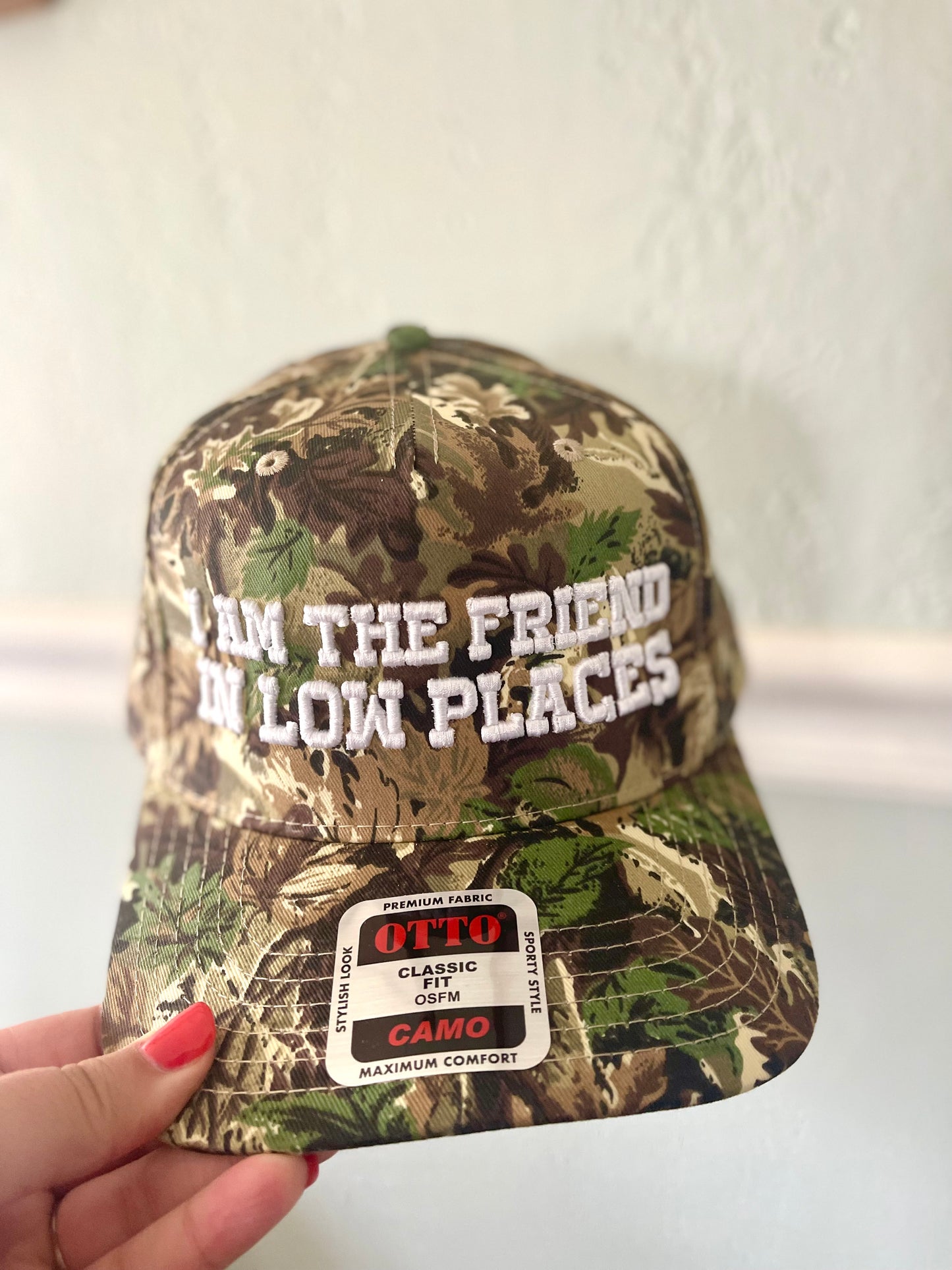 I am the friend in low places Trucker Hat