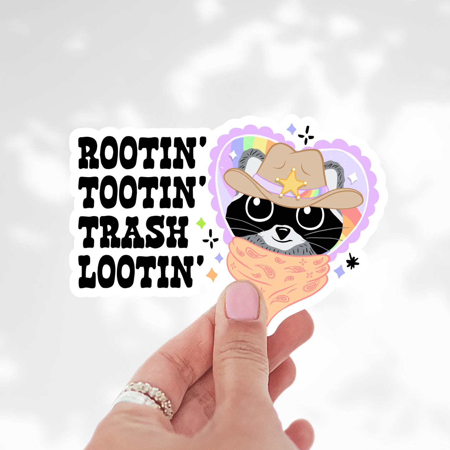 Rootin’ Tootin’ Sticker