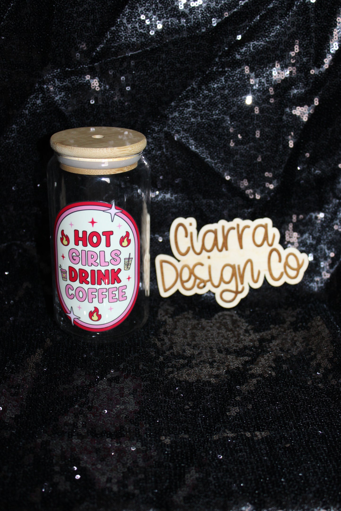 16oz Hot Girls Drink Coffee Clear Tumbler