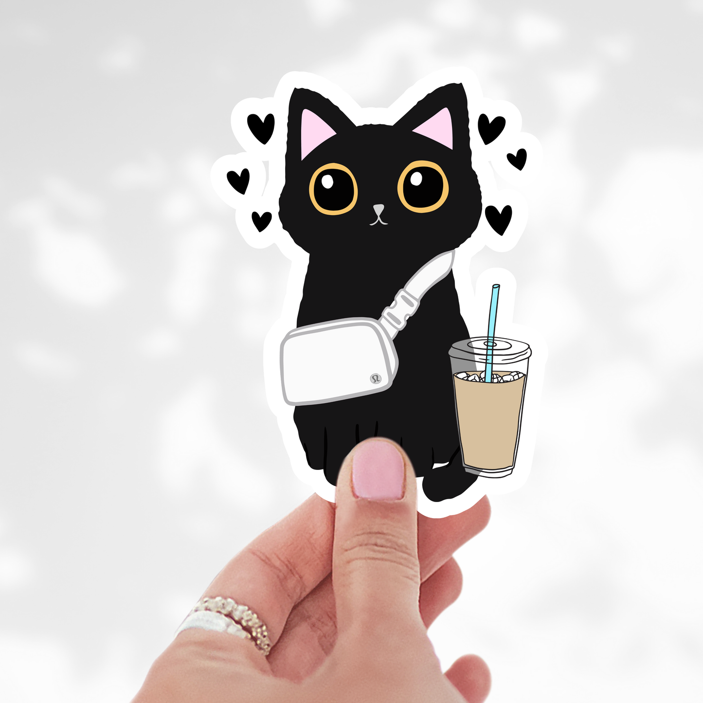 Bougie Kitty Sticker