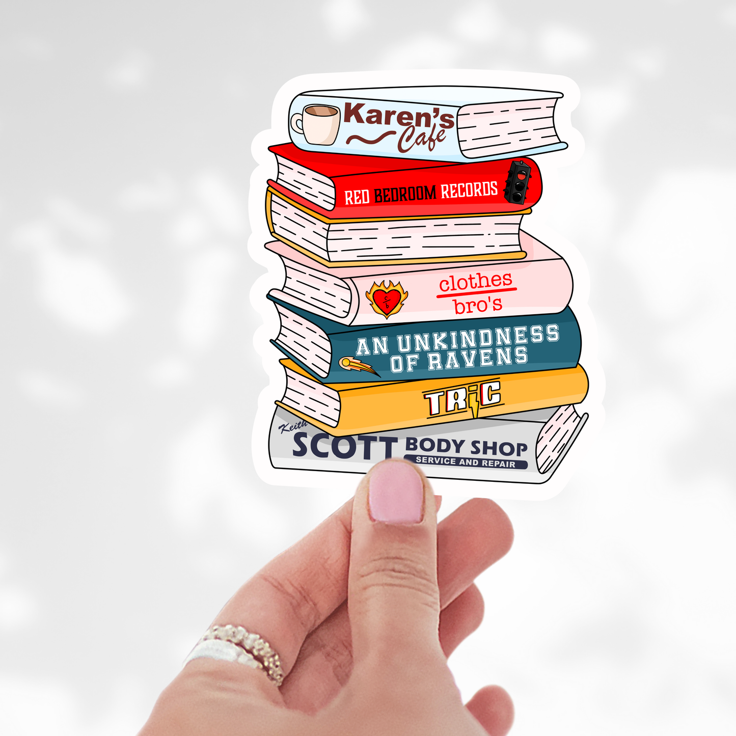 OTH books Sticker
