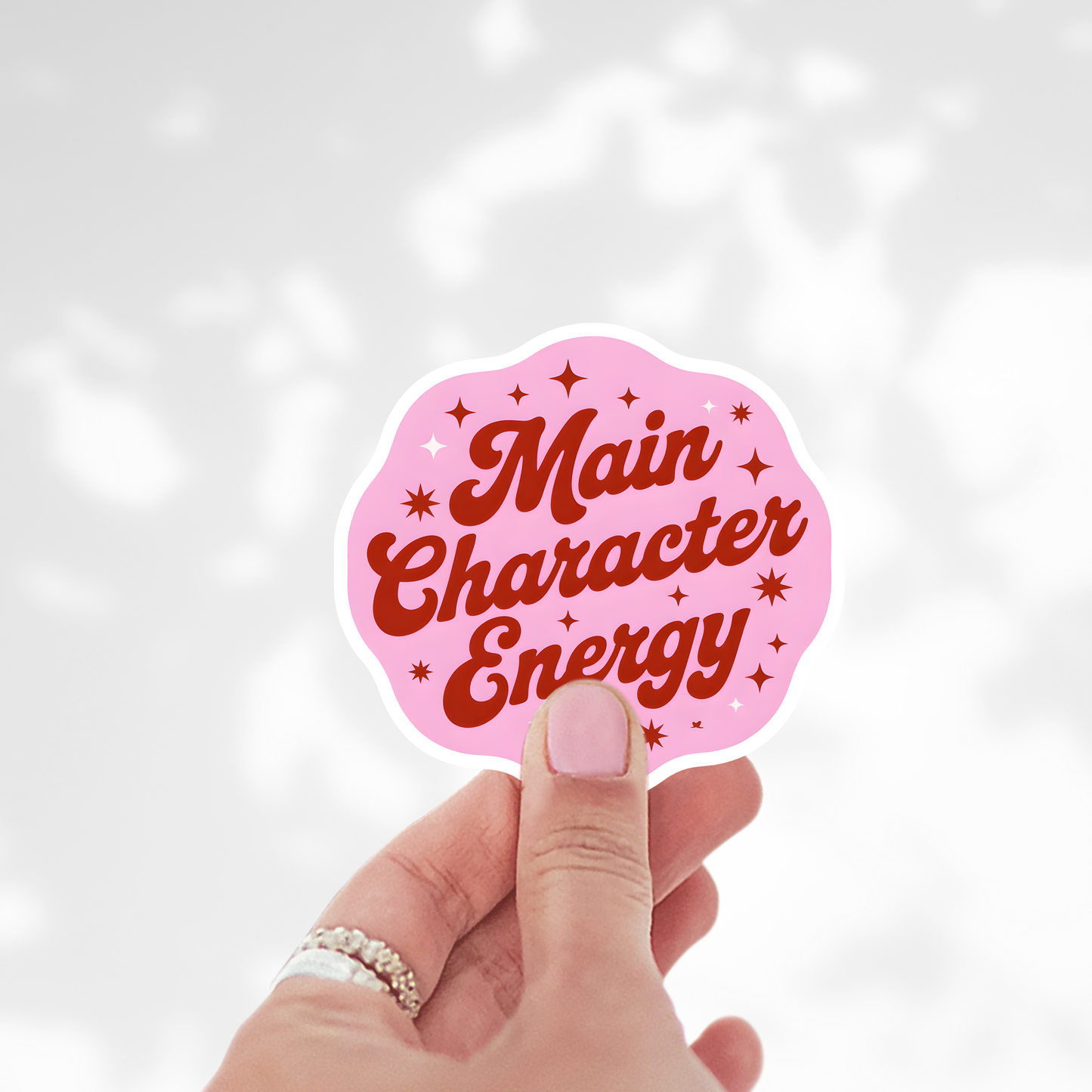 Main character energy Sticker