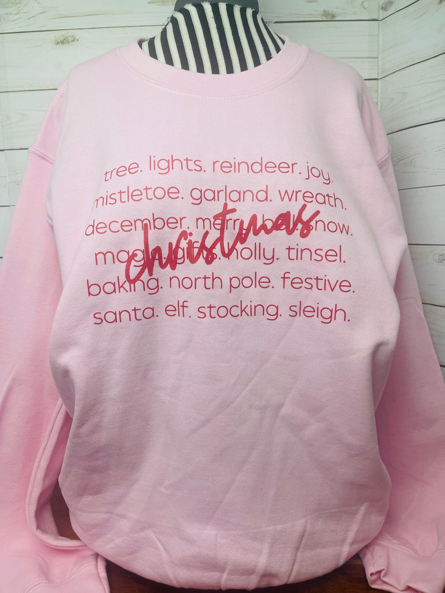 Christmas Words Sweatshirt