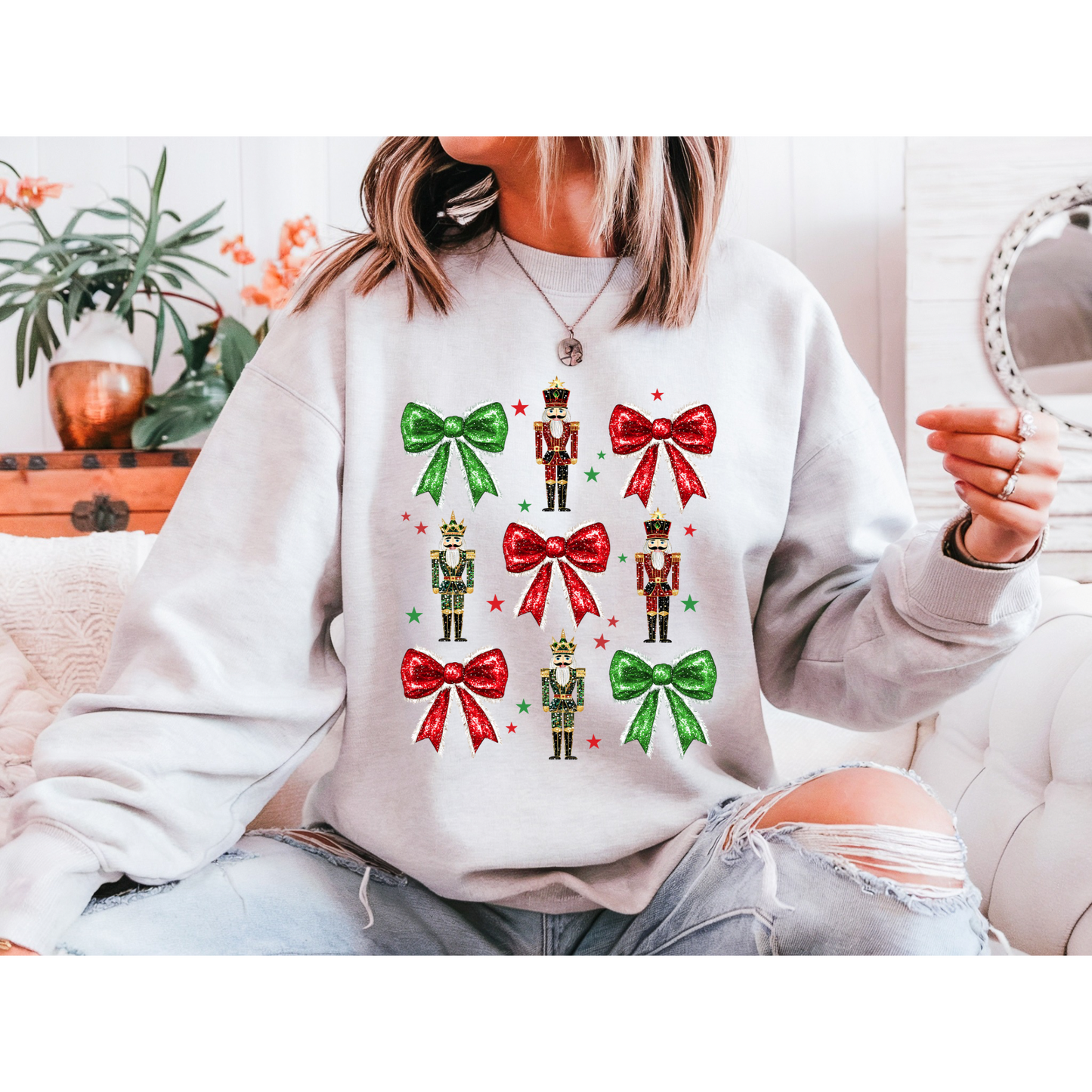 Nutcracker & Bows Sweatshirt