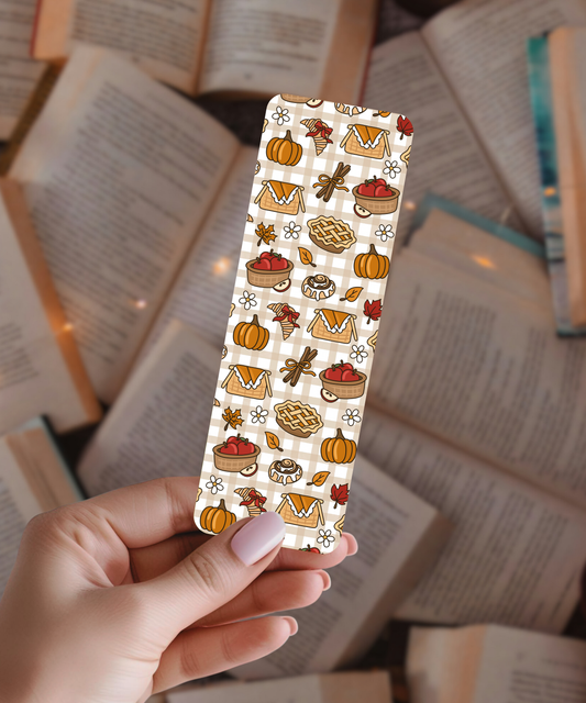 Fall picnic bookmark