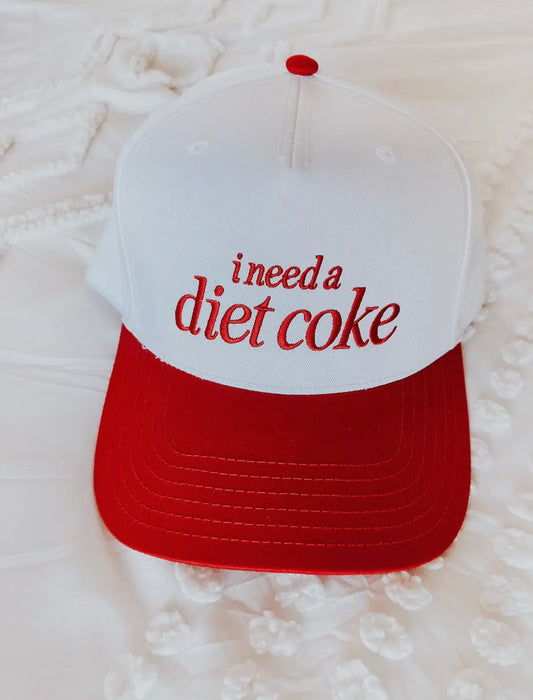 I need a Diet Coke Embroidered Trucker Hat