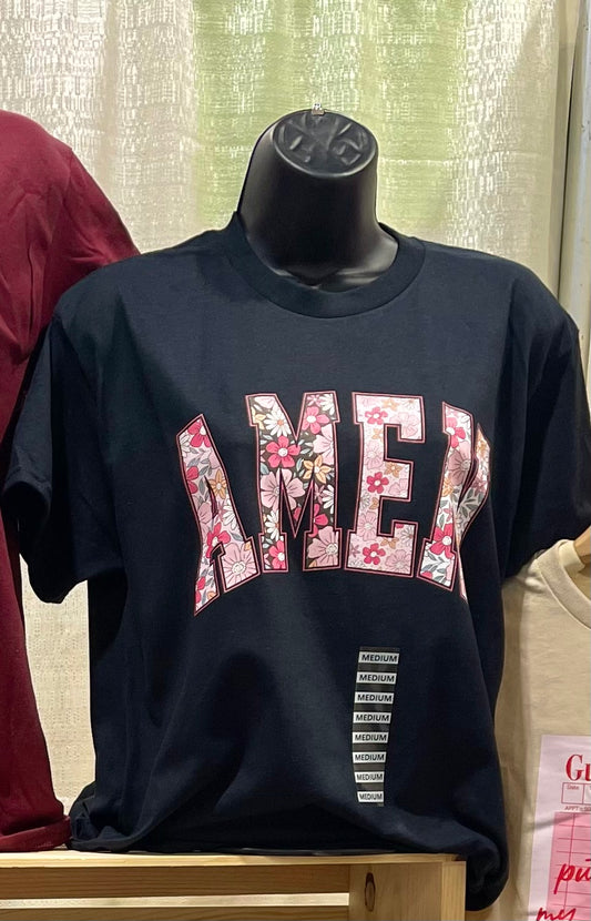Amen Floral Tshirt