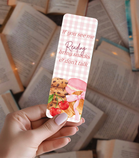 If you see me reading Bookmark