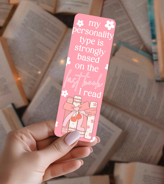 My personality type Bookmark