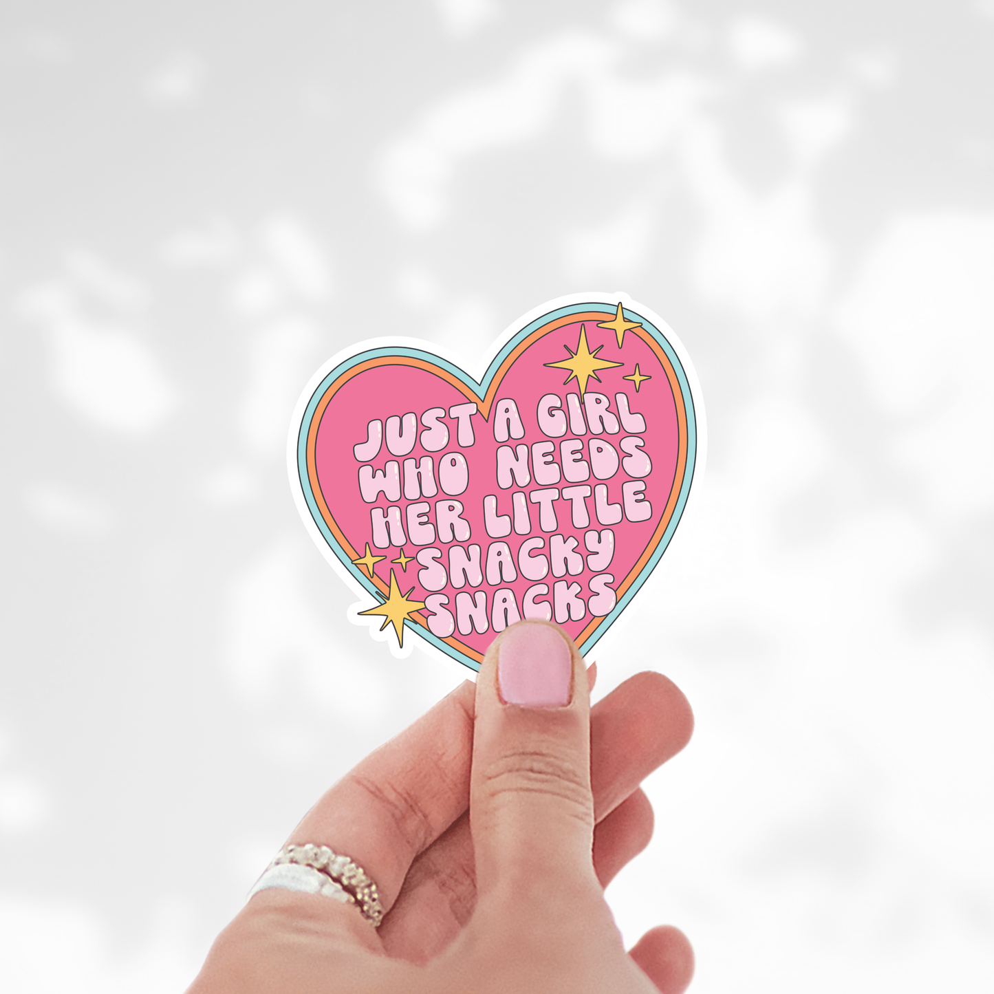 Just a girl Sticker