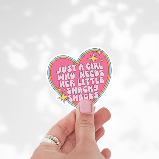 Just a girl Sticker