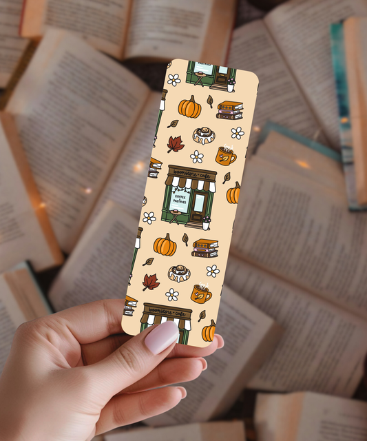 Fall bookstore bookmark