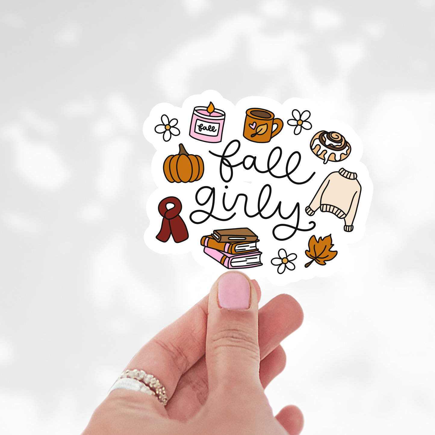 Fall Girly Sticker
