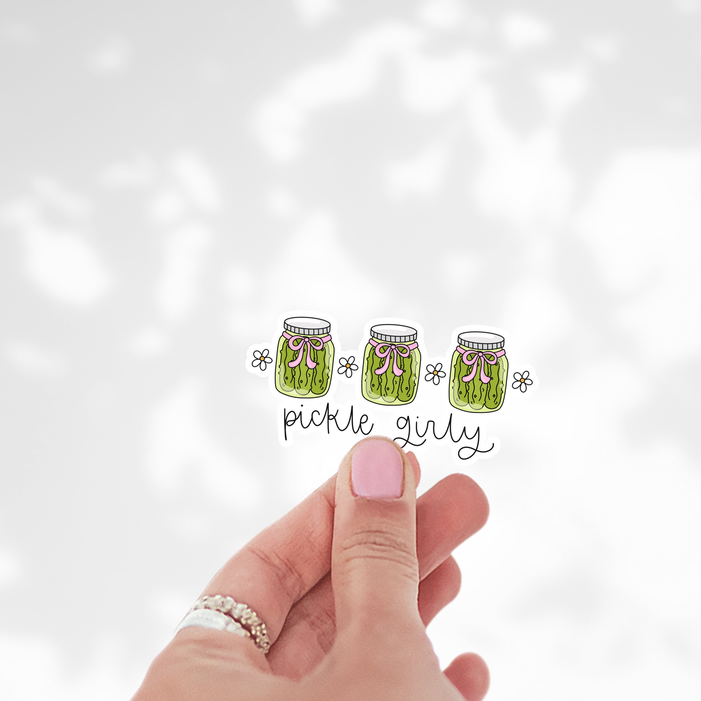 Pickle girly Sticker